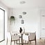 Zensa 3-light pendant light - white paper fibre