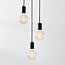 Illumine 3-light cord pendant - black