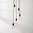 Illumine 5-light cord pendant - black