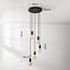 Illumine 5-light cord pendant - black