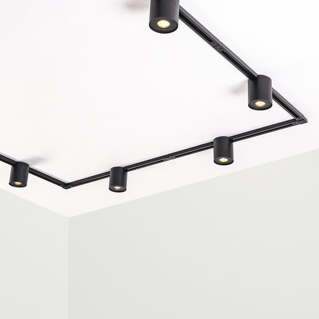 1-phase Track spotlights Zylo - Black