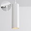 Tube pendant light 1-phase track Simon, white