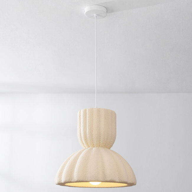 pendant light Soru - sandy beige stone look