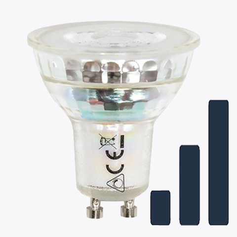 3-step dimmable lamps (GU10)