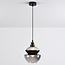 1-light pendant lamp Sofie - round glass