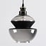 pendant light Sofie - smoked glass round Art Deco globe