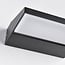 Rotatable outdoor wall light Argento - black with integrated LED