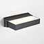 Onyx outdoor wall light with sensor - black