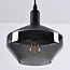 1-light pendant lamp Mala smoked glass - wide glass