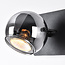 Adjustable wall spotlight Jace - smoked glass and black