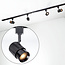 1-phase Track lighting system, 1.5 metres - Olivier
