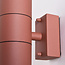 2-light wall lamp, rust brown - Giorgia