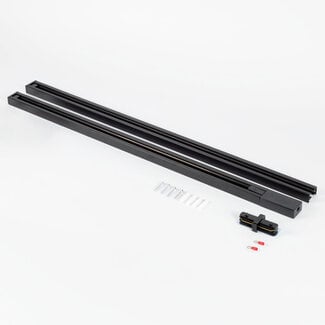 1.5 metre starter set for 1-phase track lighting, black