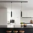 1.5 metre starter set for 1-phase track lighting, black