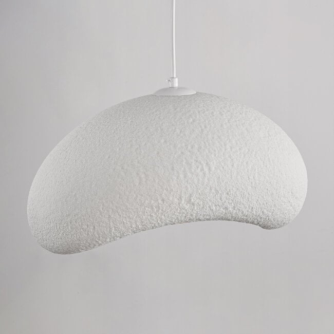 pendant light Zenji - white stone effect