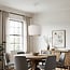 pendant light Kumo - white stone effect