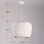 pendant light Kumo - white stone effect