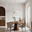 pendant light Kawa - white stone effect