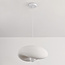 Wabi-Sabi Kawa pendant lamp with White stone effect - 40 x 36 cm