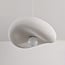 pendant light Kawa - white stone effect