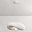 Wabi-Sabi Kawa pendant lamp with White stone effect - 60 x 55 cm
