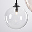 Contemporary pendant lamp with various coloured glass spheres - Lumora