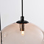 Luminor 3-light pendant lamp design with various glass spheres