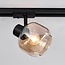 Track spotlights 1-phase Juna - Amber glass