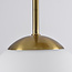 Round ceiling lamp in Gold with Opal white glass, 5-light - Carat