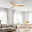 Circo summer/winter ceiling fan with adjustable colour temperature – wood effect