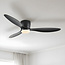 Summer/winter ceiling fan Circo Black with adjustable Colour temperature