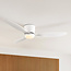 Summer/winter ceiling fan Circo White with adjustable colour temperature