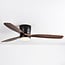Flux summer/winter ceiling fan - wood effect