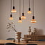 E27 UFO dimmable amber LED filament bulb 4W, 10 cm