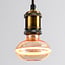 E27 UFO dimmable amber LED filament bulb 4W, 10 cm