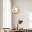 pendant light Shio - sandy beige stone effect