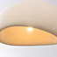 Wabi-Sabi Urban Stone pendant light with sand beige stone effect - 50 x 34 cm