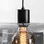 pendant light Shade - black with smoked glass