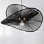 Modern boho-chic pendant lamp Janah - Black