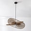 pendant light Janah - black and brown