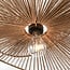 pendant light Janah - black and brown