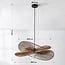 pendant light Janah - black and brown