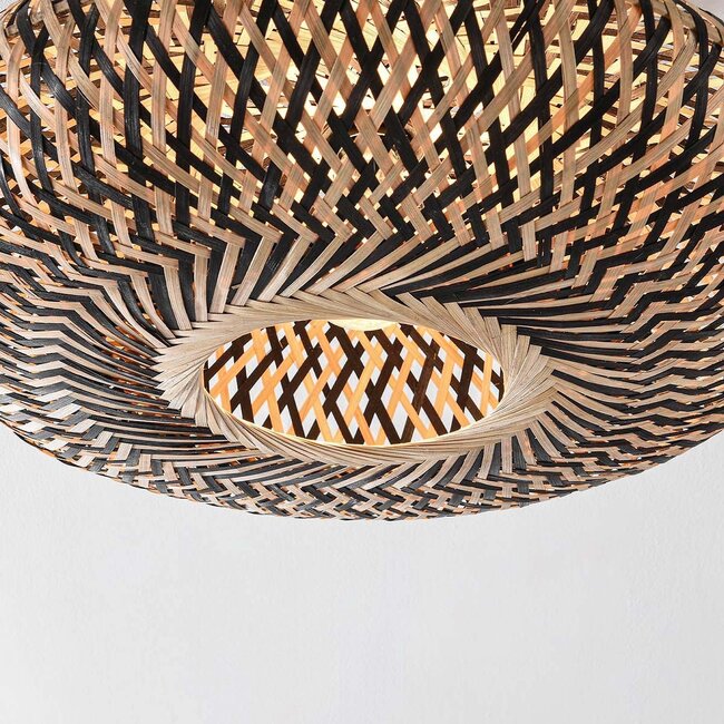Boho-chic ceiling lamp Marui - bamboo