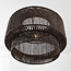 Japandi Sumi pendant light in dark brown