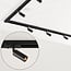 1-phase track system set of 3 metres with Rayn spotlights, black