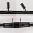 1-phase track system set of 3 metres with Rayn spotlights, black