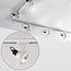 1-phase track system set of 3 metres with Beam spotlights, white
