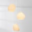 3-light pendant light Dayin 3D-printed - wavy design