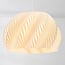 3D-printed pendant light Tiba - wavy design