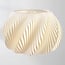3D-printed pendant light Tiba - wavy design